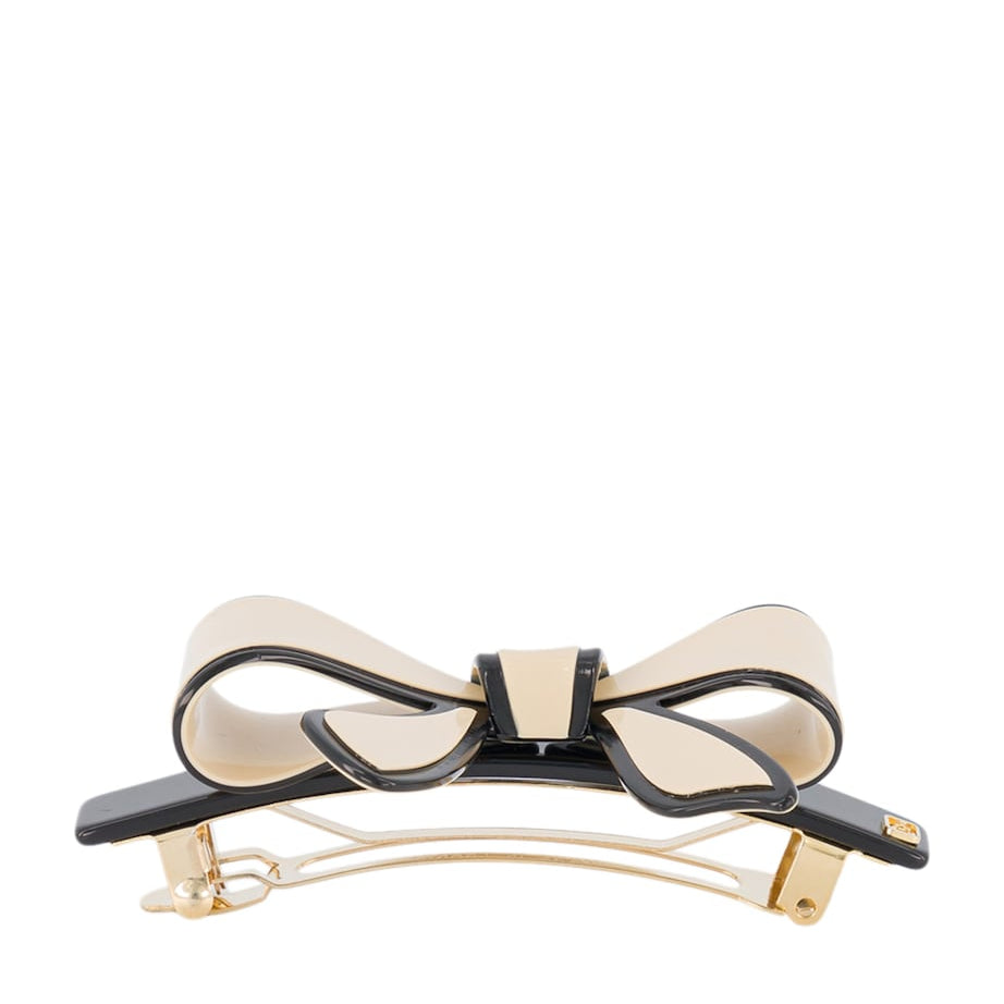 Alexandre de Paris Timeless Tenderly Bow Slide Hair Clip