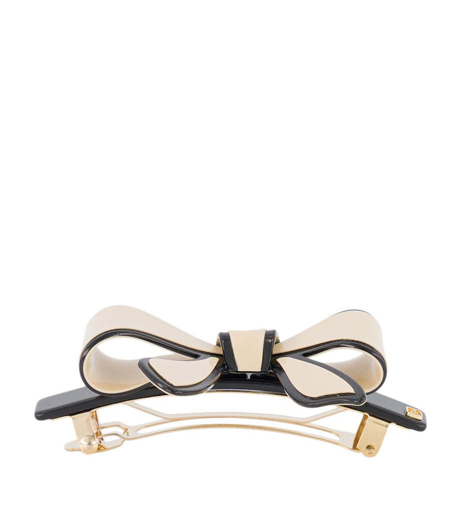 Alexandre de Paris Timeless Tenderly Bow Slide Hair Clip