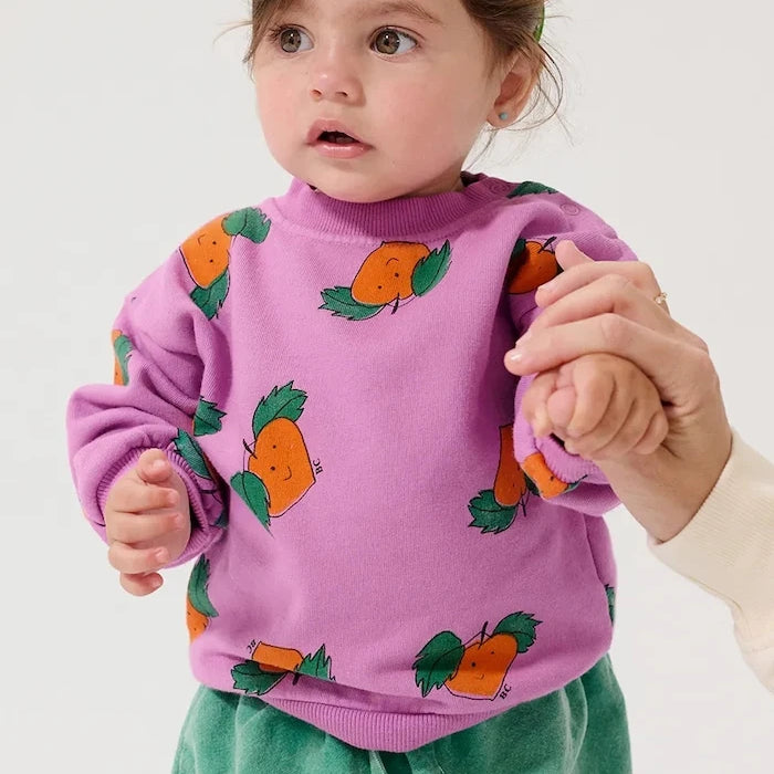 Детски памучен суичър Bobo Choses Tangerine