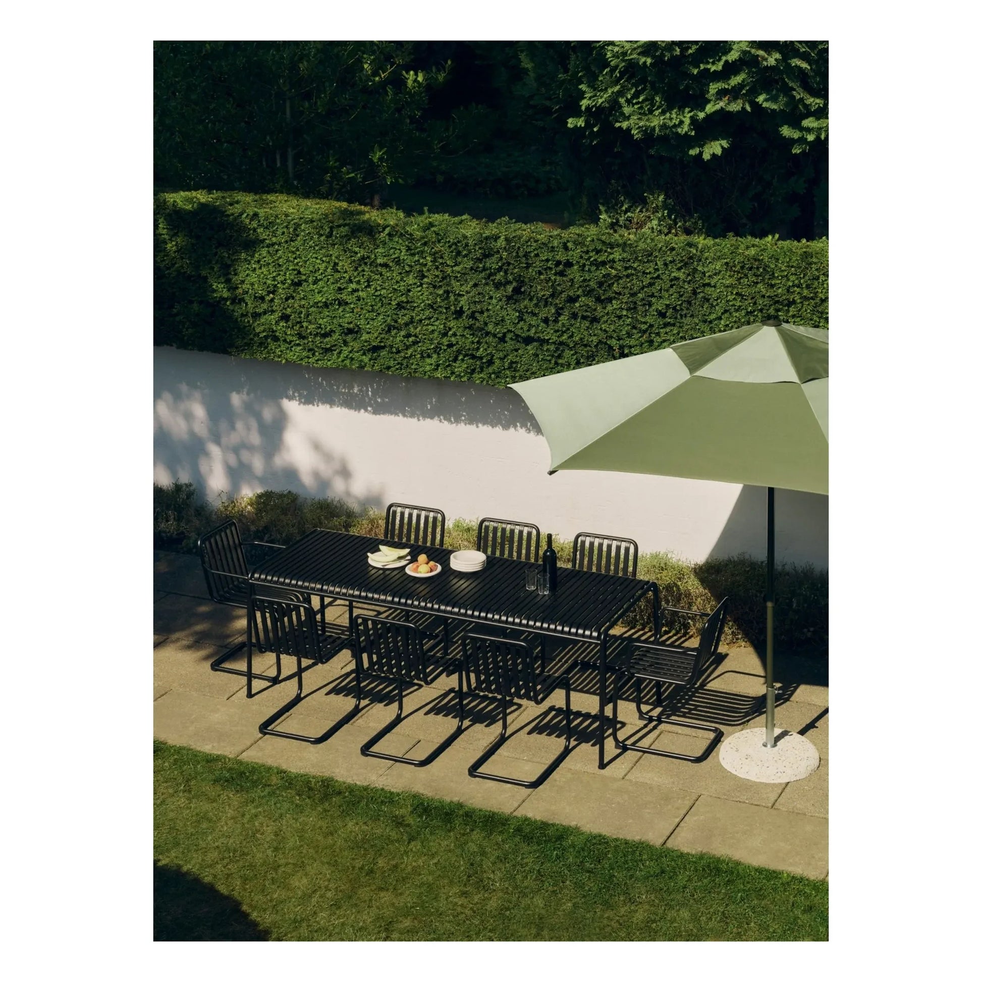 Hay - Hexagonal parasol Terrazza | Green