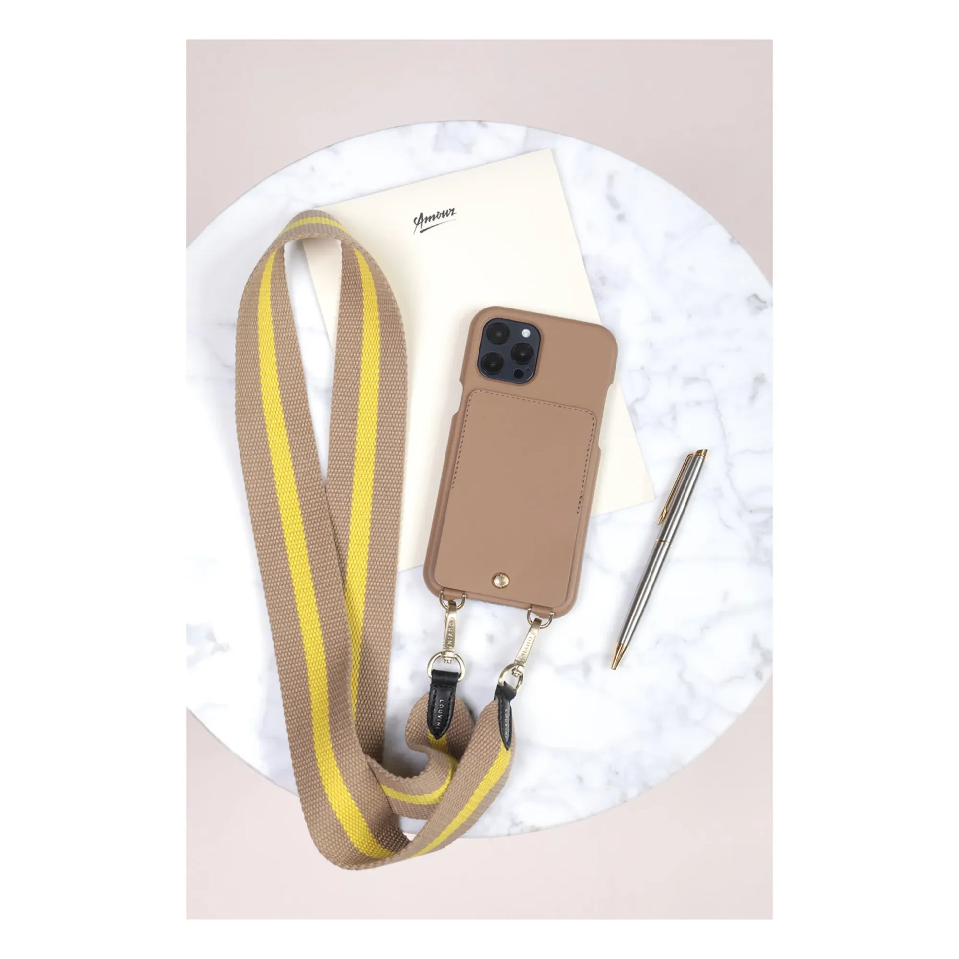 Louvini - Lou Leather iPhone Case | Camel