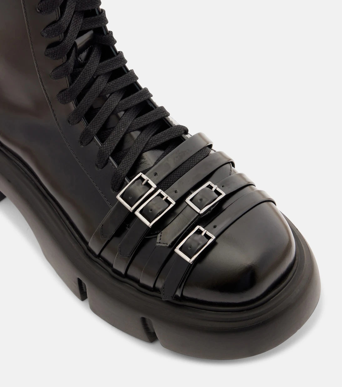 Simone Rocha - Platform leather combat boots