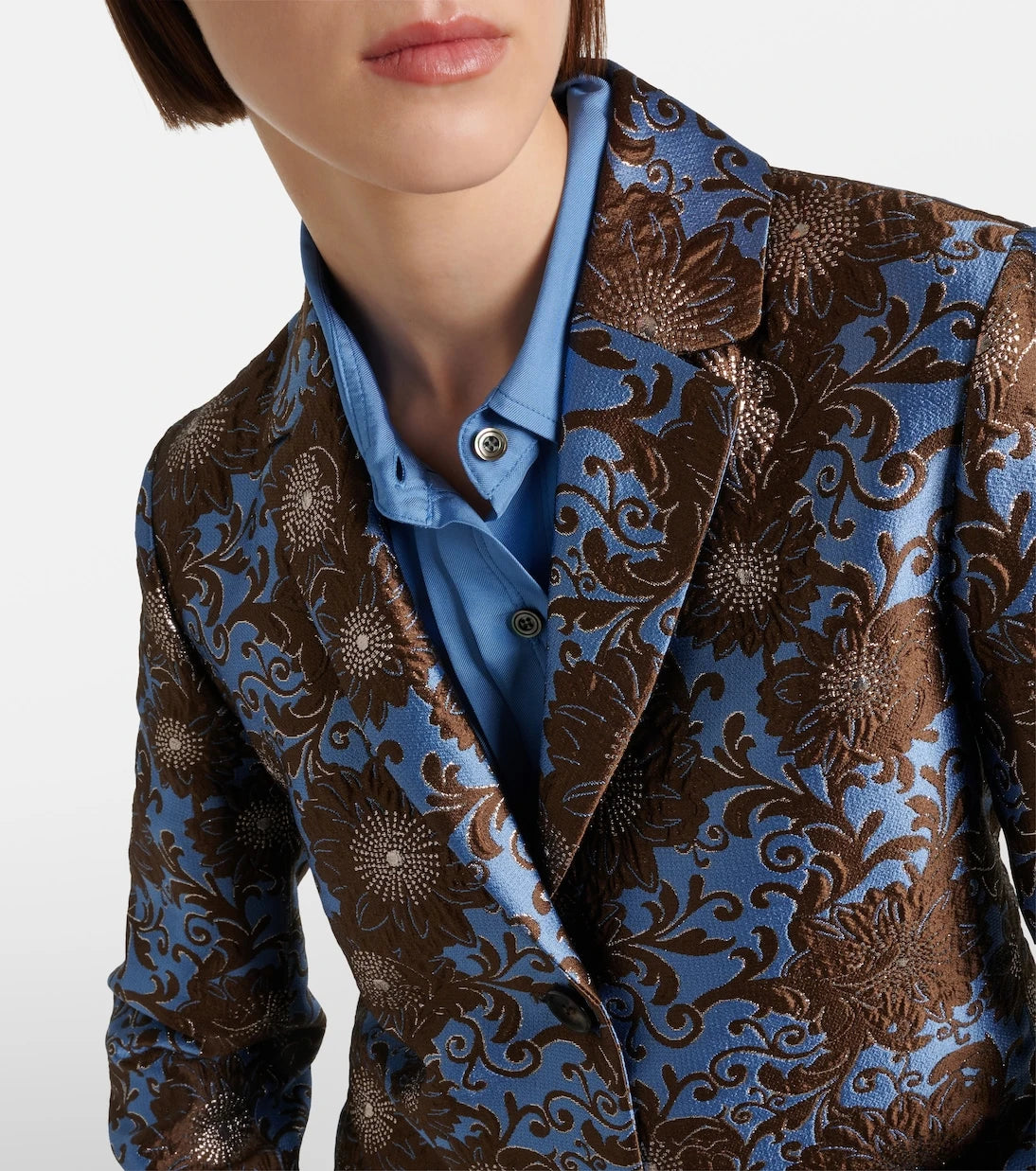 'S Max Mara - بليزر Kate بنقشة الجاكار الأزهار
