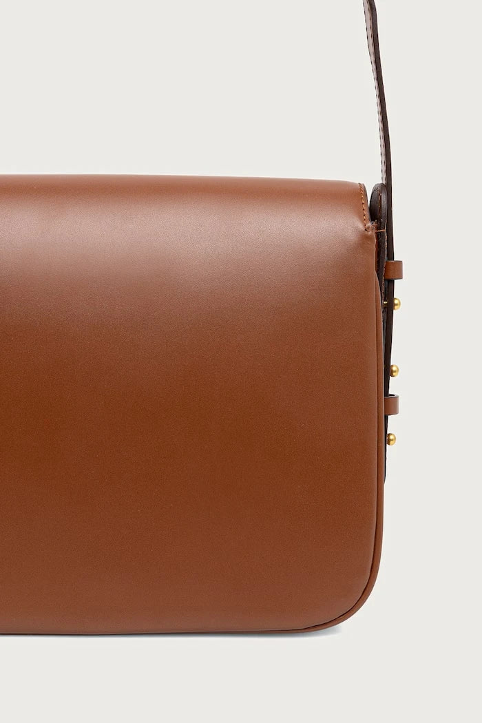 BELLISSIMA MAXI deri kadın crossbody çanta