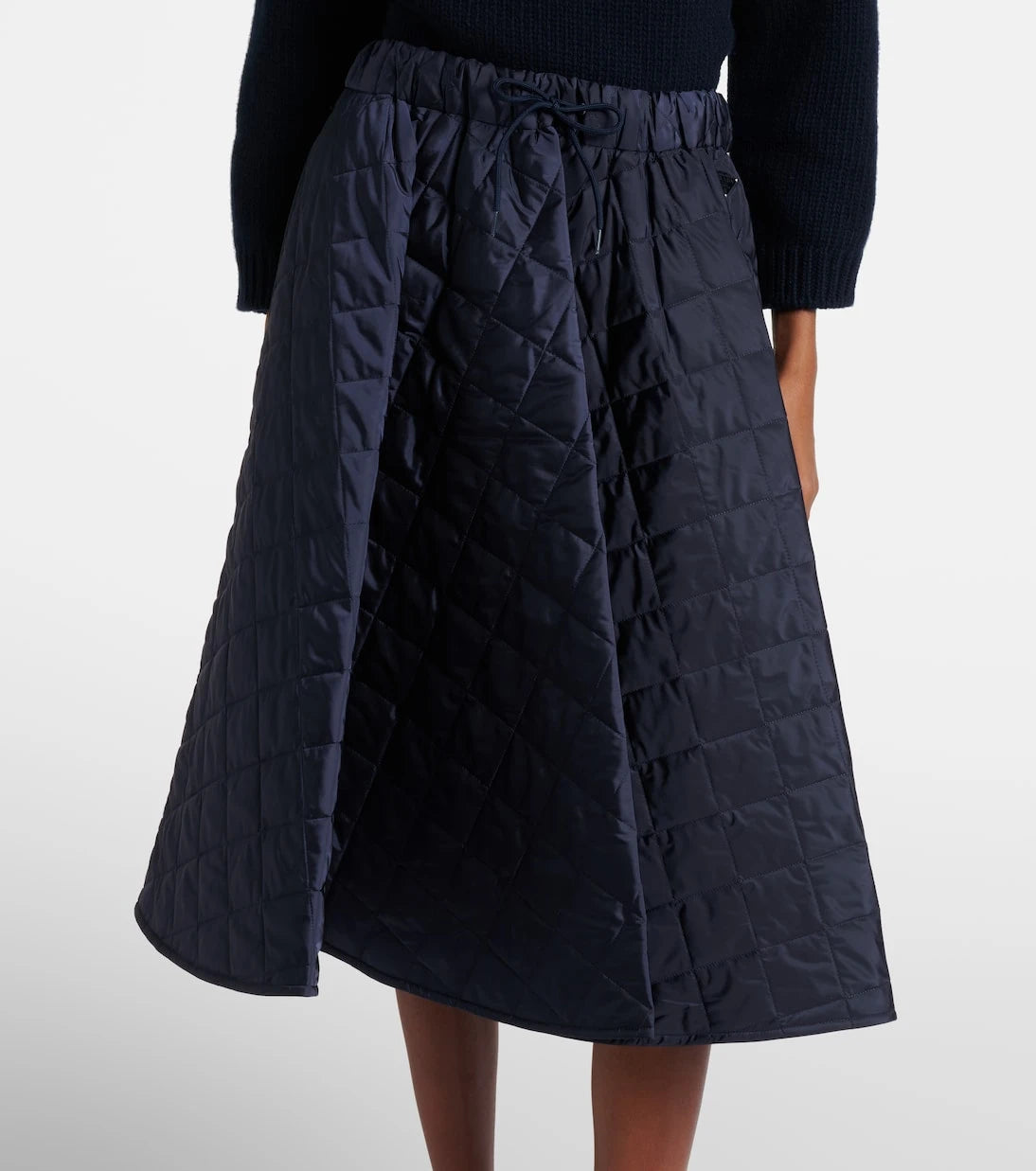 Prada - Re-Nylon quilted midi skirt