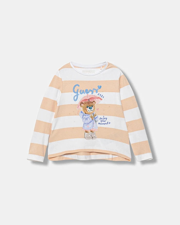 Детска блуза с дълги ръкави Guess