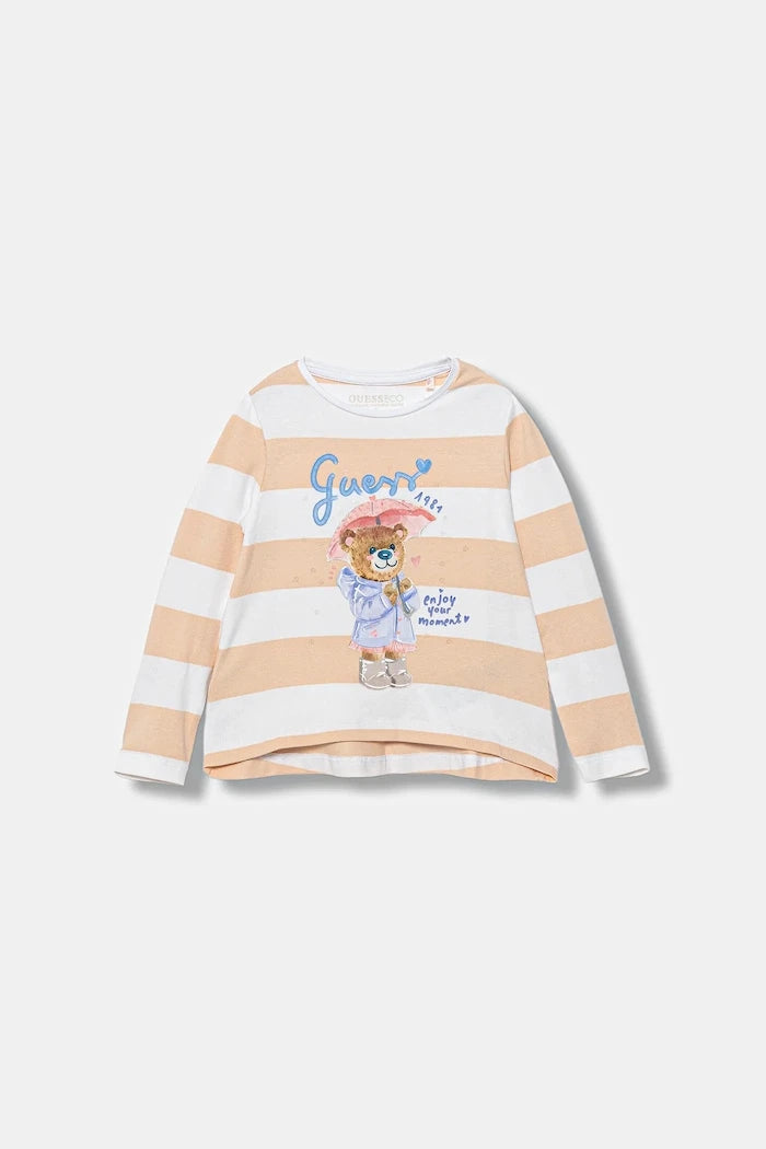 Детска блуза с дълги ръкави Guess