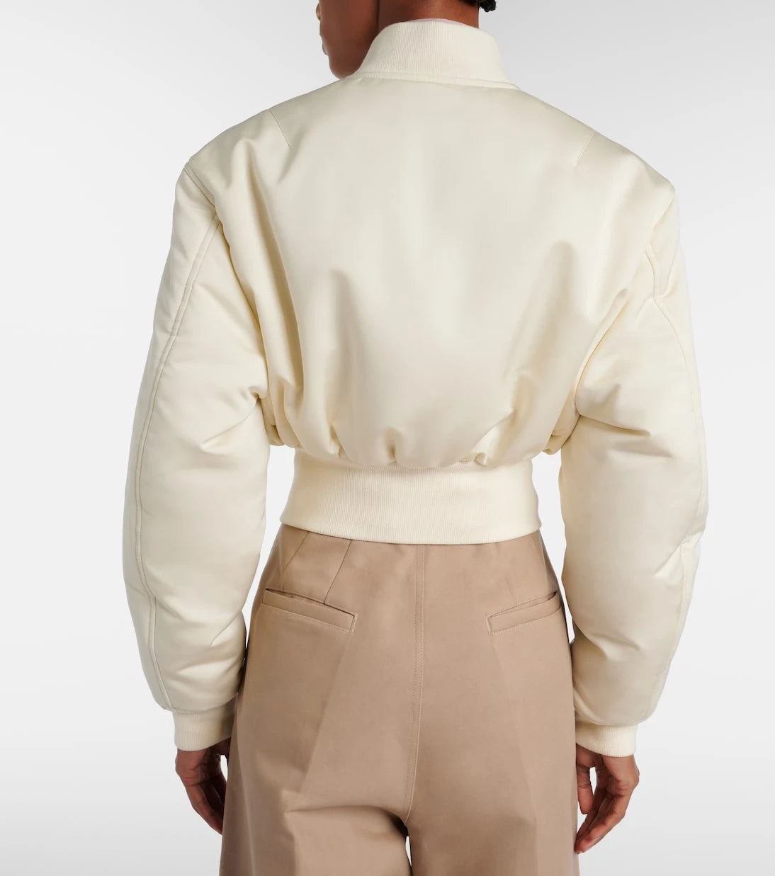 Balenciaga - Cropped bomber jacket