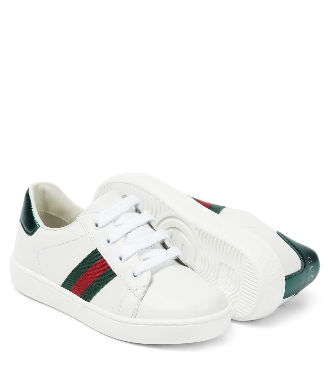 Gucci Kids - حذاء سنيكرز Ace الجلدي