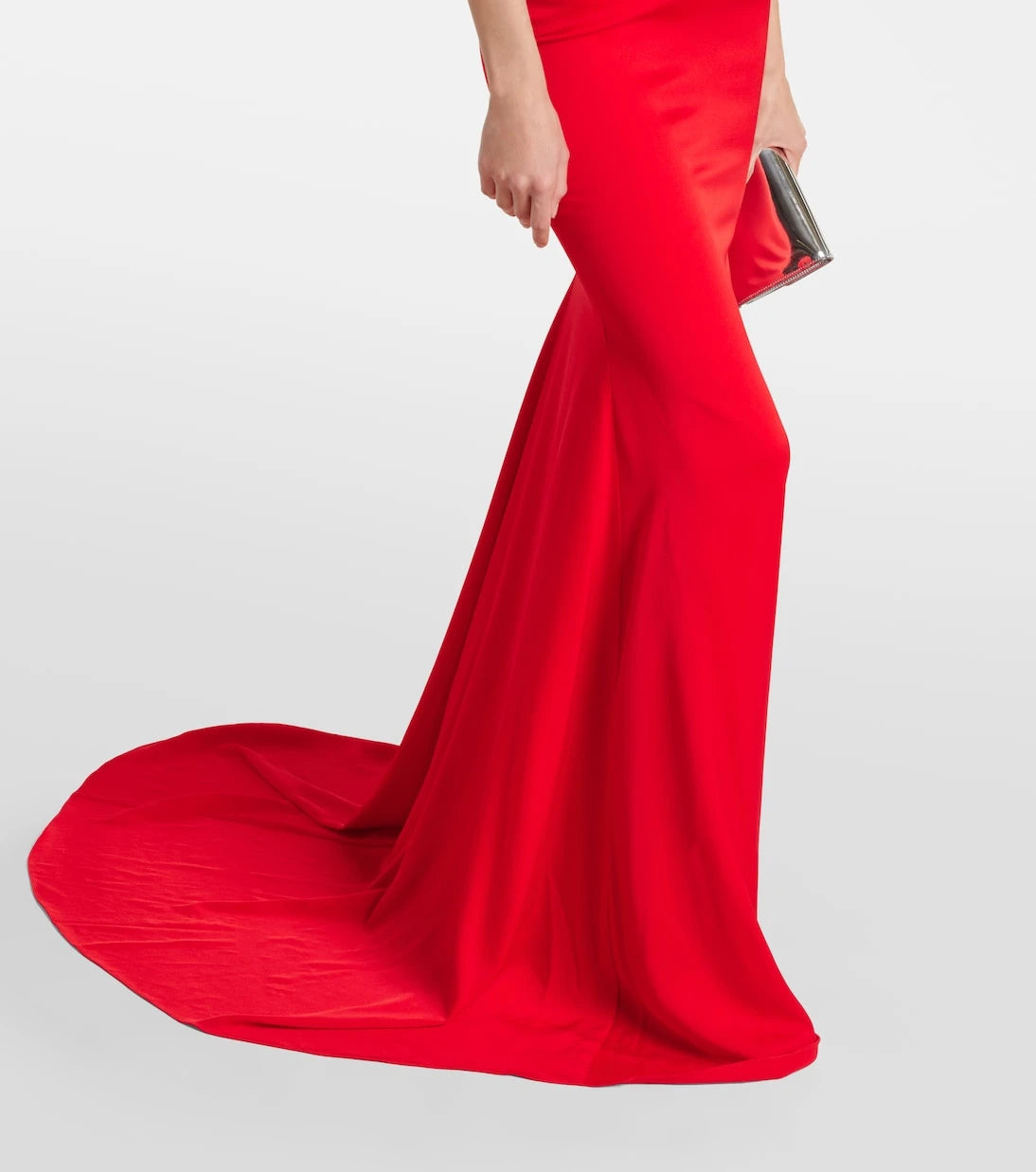 Alex Perry - Gathered strapless satin gown