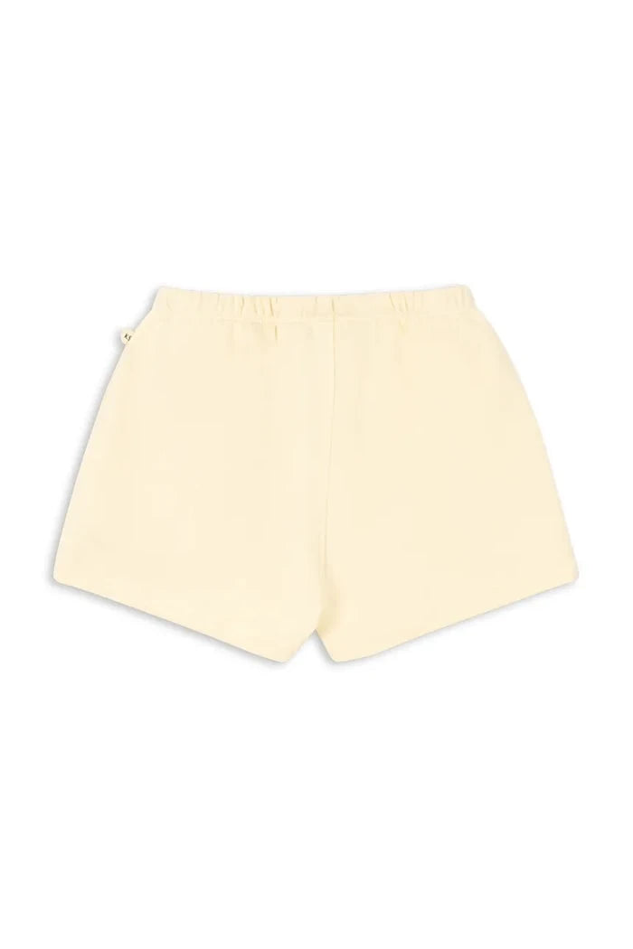 Konges Sløjd çocuklar için pamuklu eşofman tarzı kısa şort LOU SWEAT SHORTS OCS