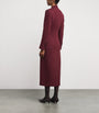 Liberowe Burgundy Wool-Blend Imperial Coat