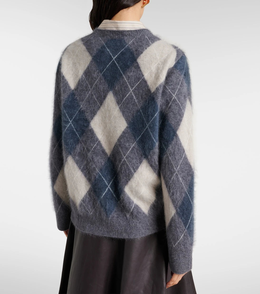 Lisa Yang - Margy argyle cashmere sweater