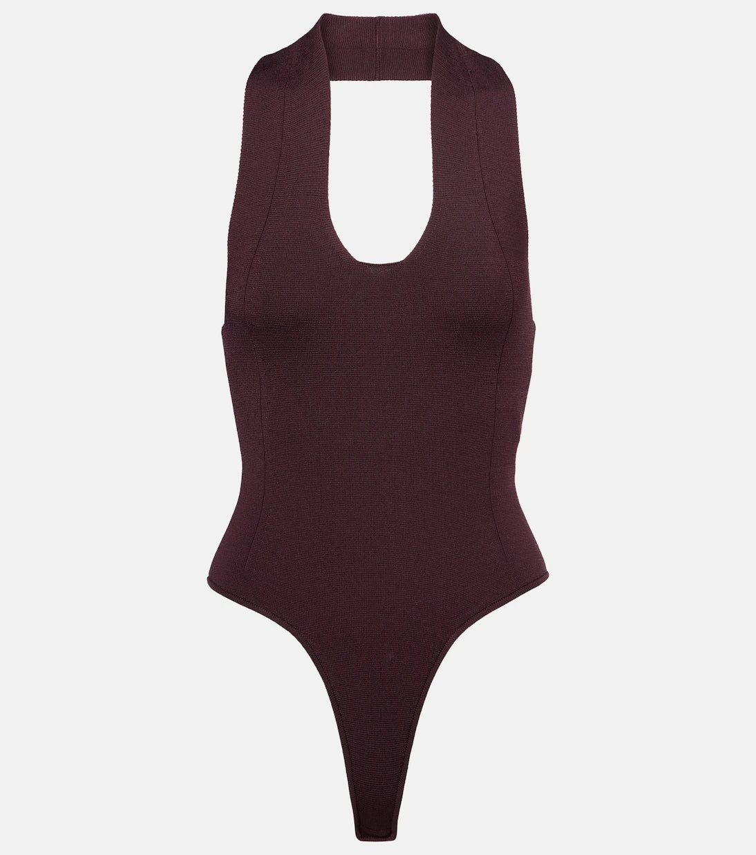 Khaite - Toto knitted open-back bodysuit
