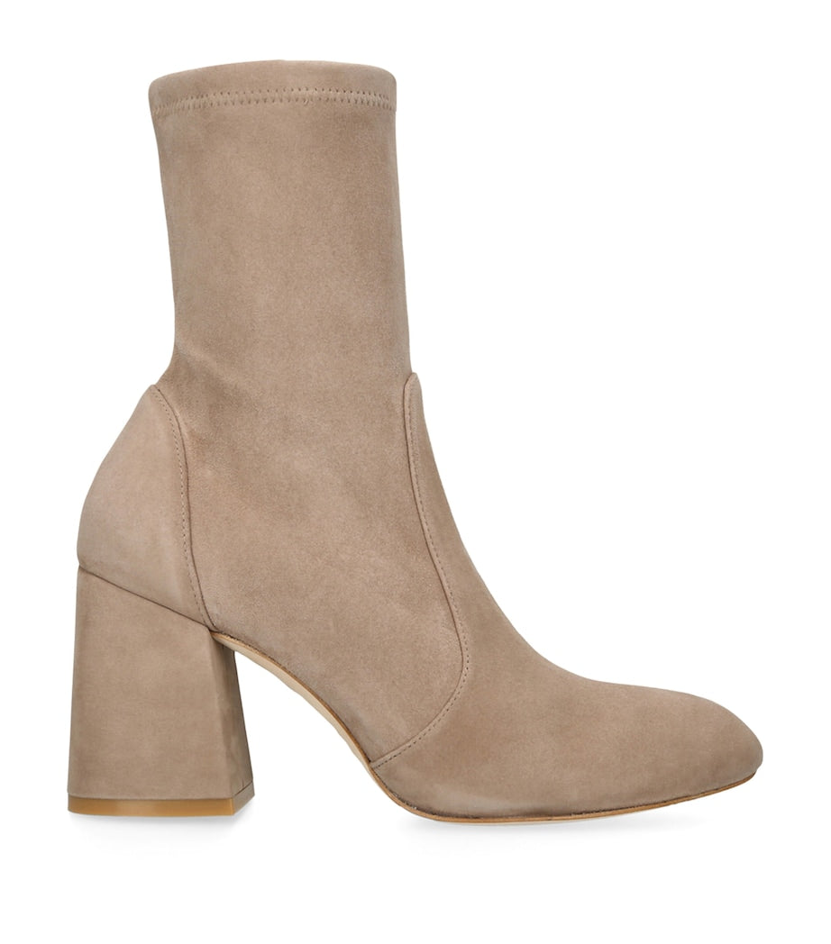 Stuart Weitzman Brown Suede Ankle Boots 85