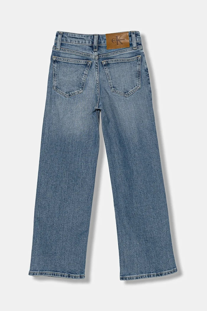 Детски дънки Calvin Klein Jeans HR WIDE LEG