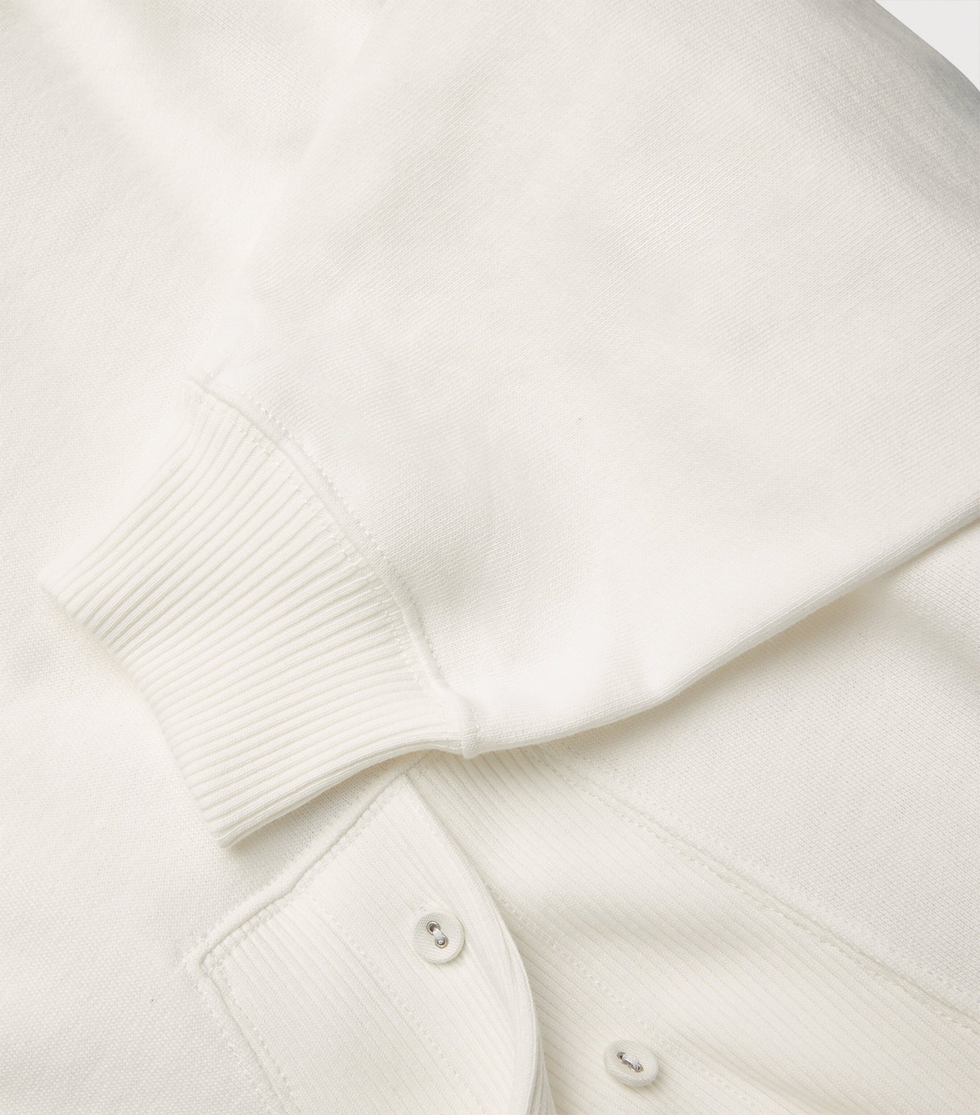 Polo Ralph Lauren White Collared Sweatshirt