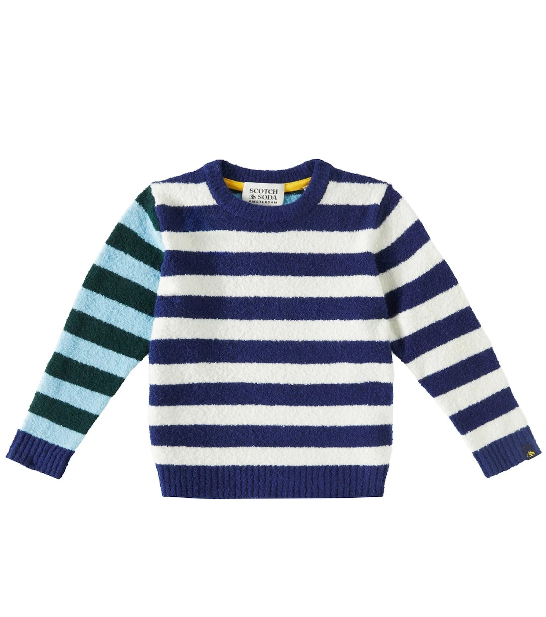 Scotch & Soda Kids - Striped cotton-blend sweater