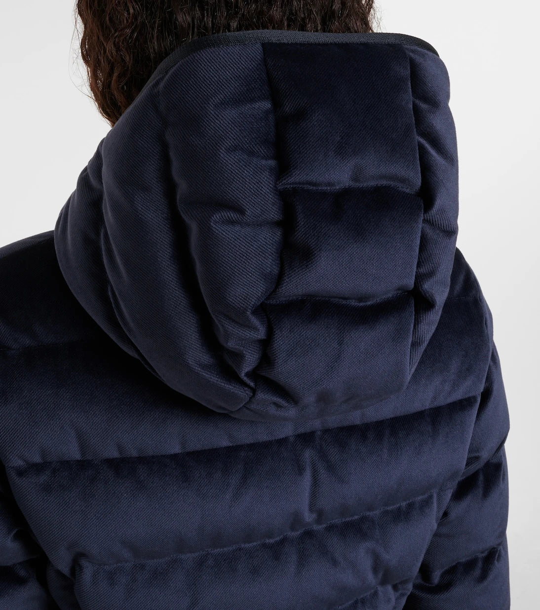 Moncler - Barante velour twill down jacket