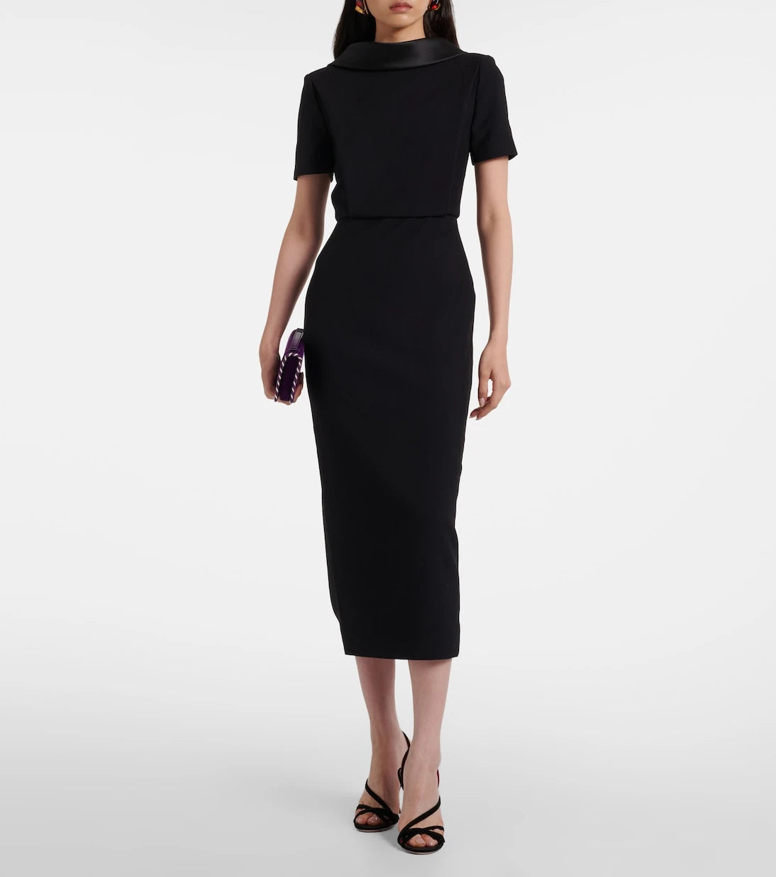 Roland Mouret - Crêpe midi dress