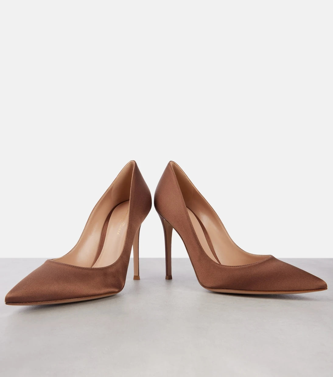 Gianvito Rossi - Gianvito 105 saten topuklu ayakkabı