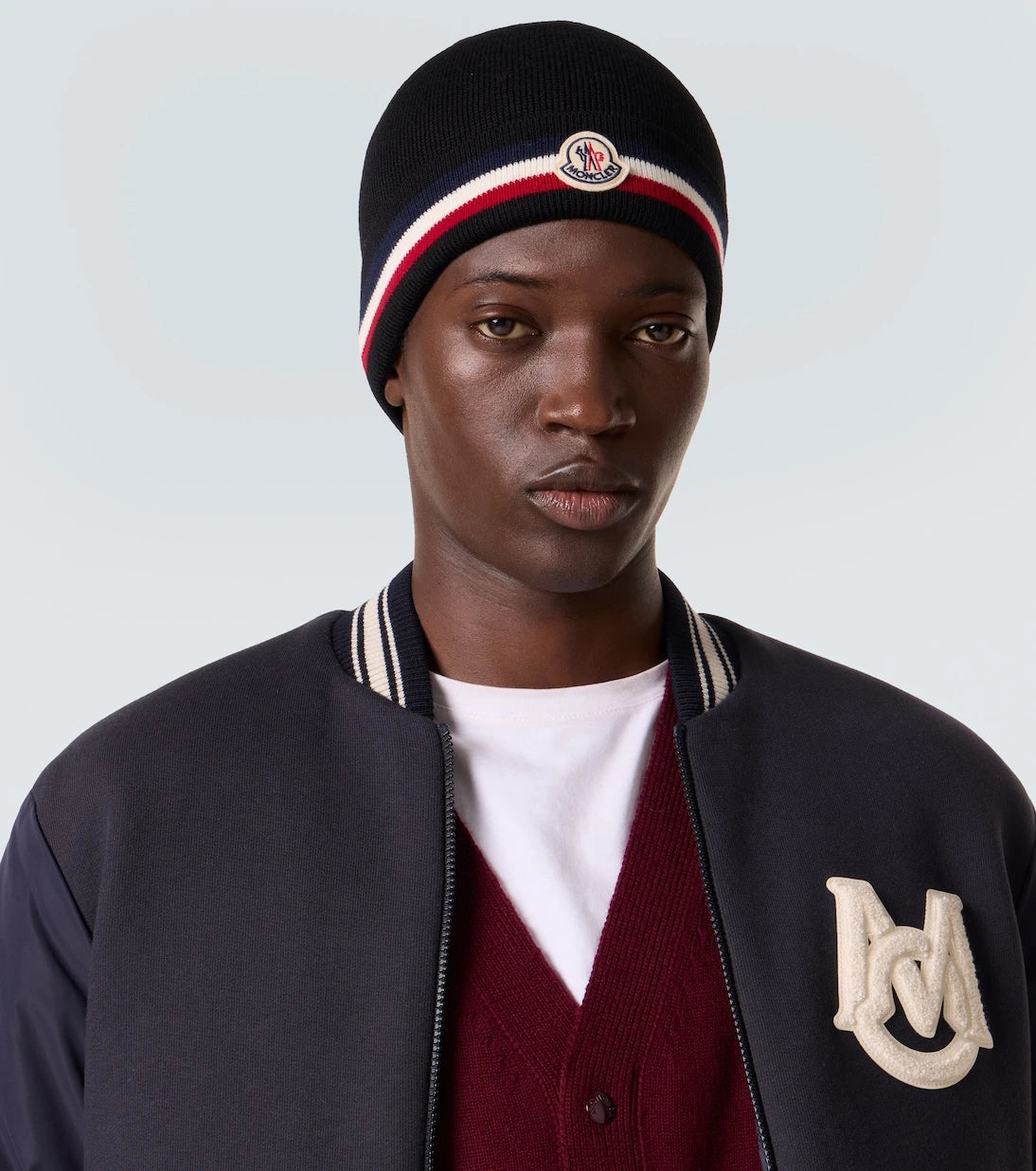Moncler - Logo virgin wool beanie