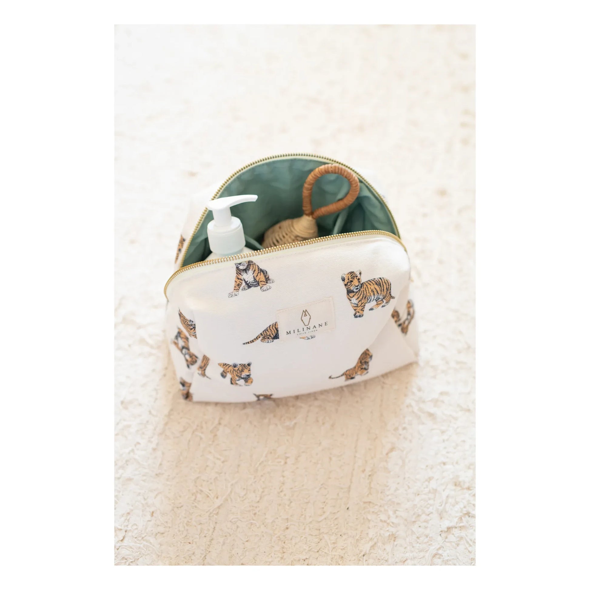 Milinane - Jade toiletry bag | White
