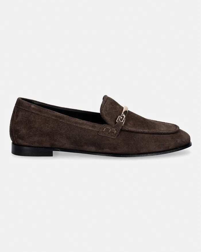 Велурени мокасини Furla Heritage Loafer