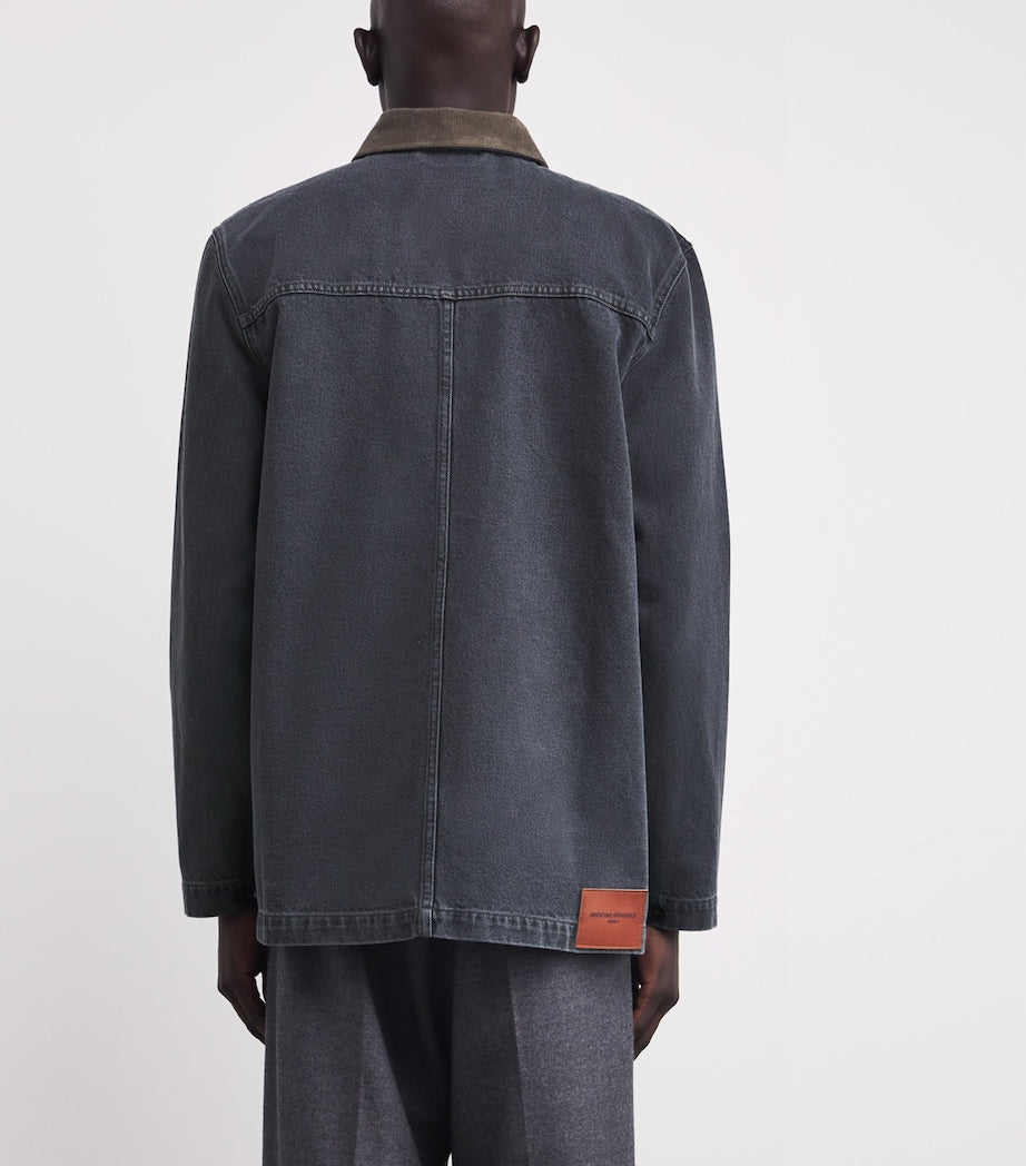 Officine Generale Cotton Corduroy-Collar Carlito Jacket