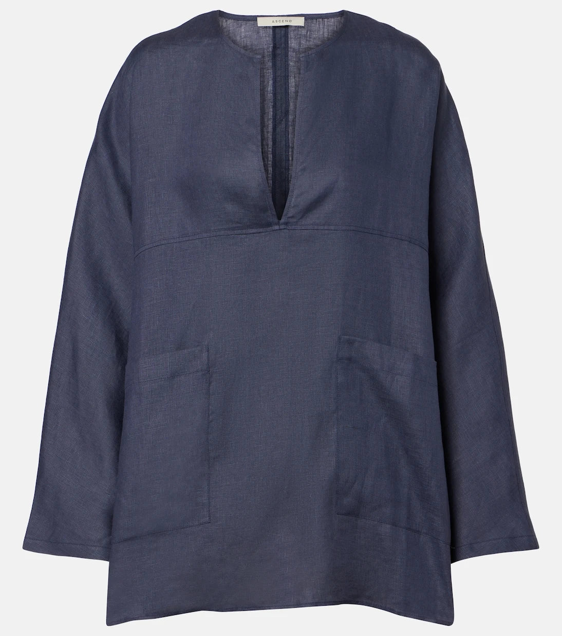 Asceno - Oversized linen top