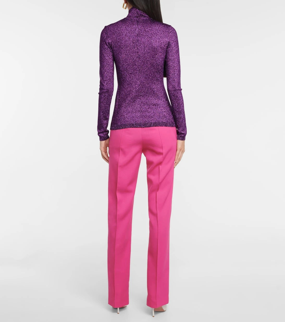 Stella McCartney - Metallic turtleneck sweater