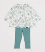 Floral Top and Leggings Set (3 Months-4 Years)