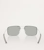 Moncler Silver Steel Doppler ME4003 Sunglasses