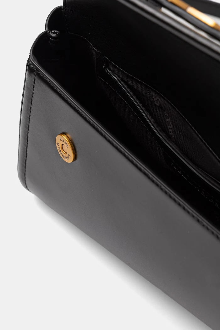 Karl Lagerfeld чанта дамска от кожа K/AUTOGRAPH