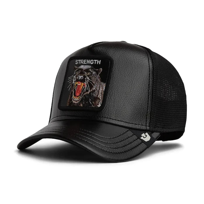 Goorin Bros trucker Faux Leather Panther şapka