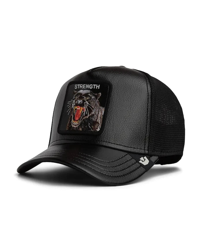 Goorin Bros trucker Faux Leather Panther şapka