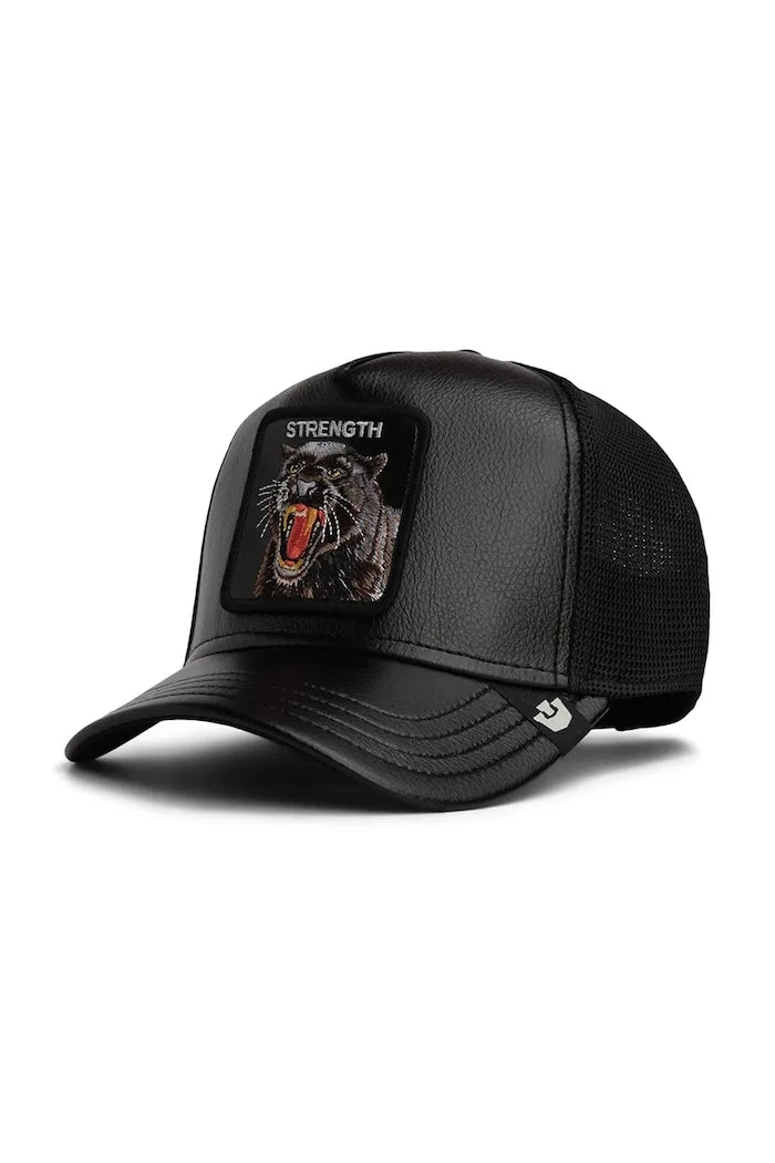 Goorin Bros trucker Faux Leather Panther şapka