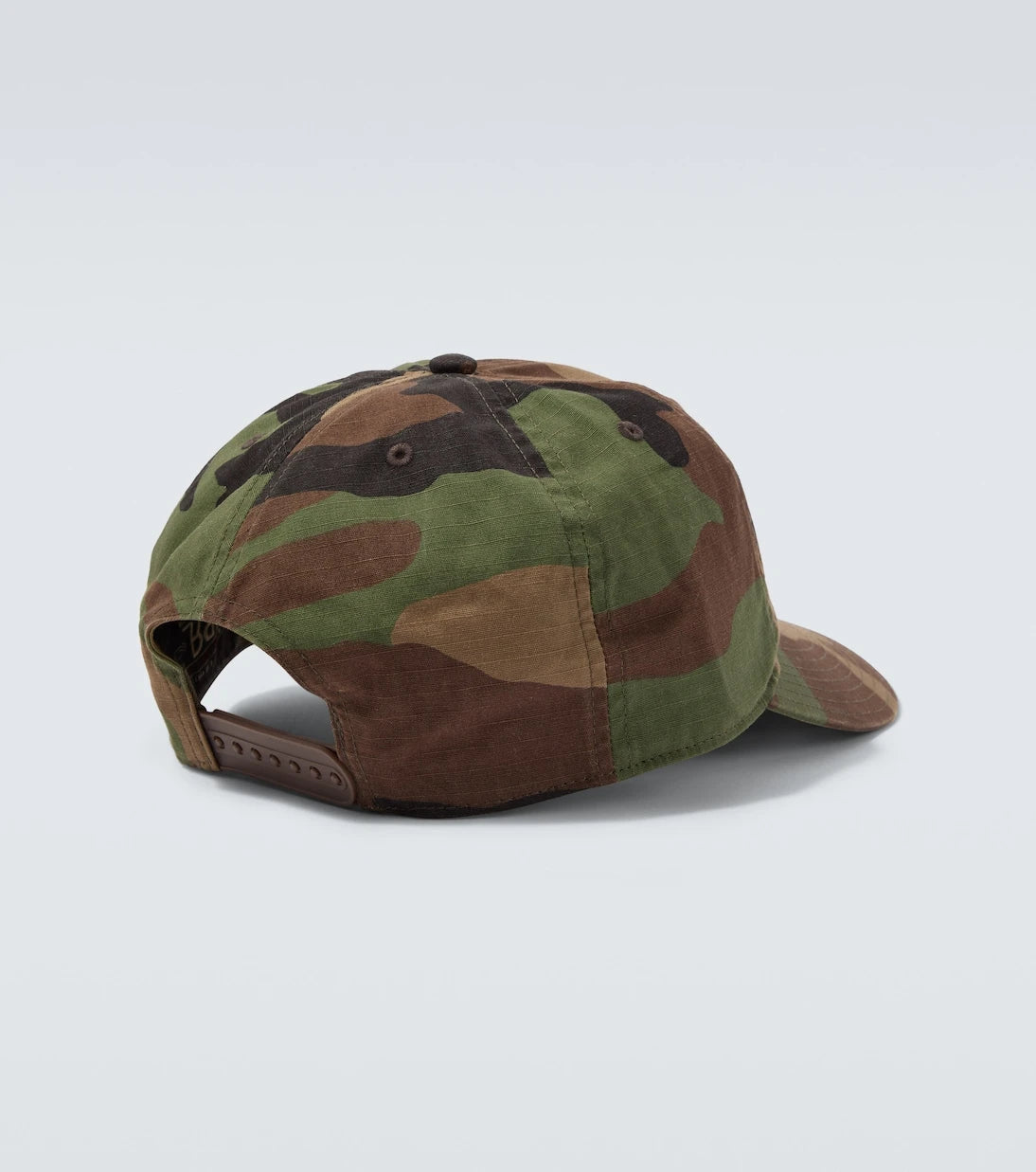 RRL - Logo camouflage cotton baseball cap
