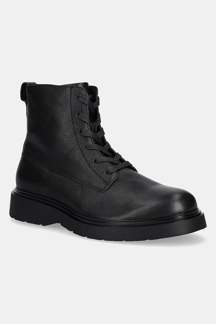 Calvin Klein COMBAT ESS LACE UP ZIP BOOT LTH Deri Botlar