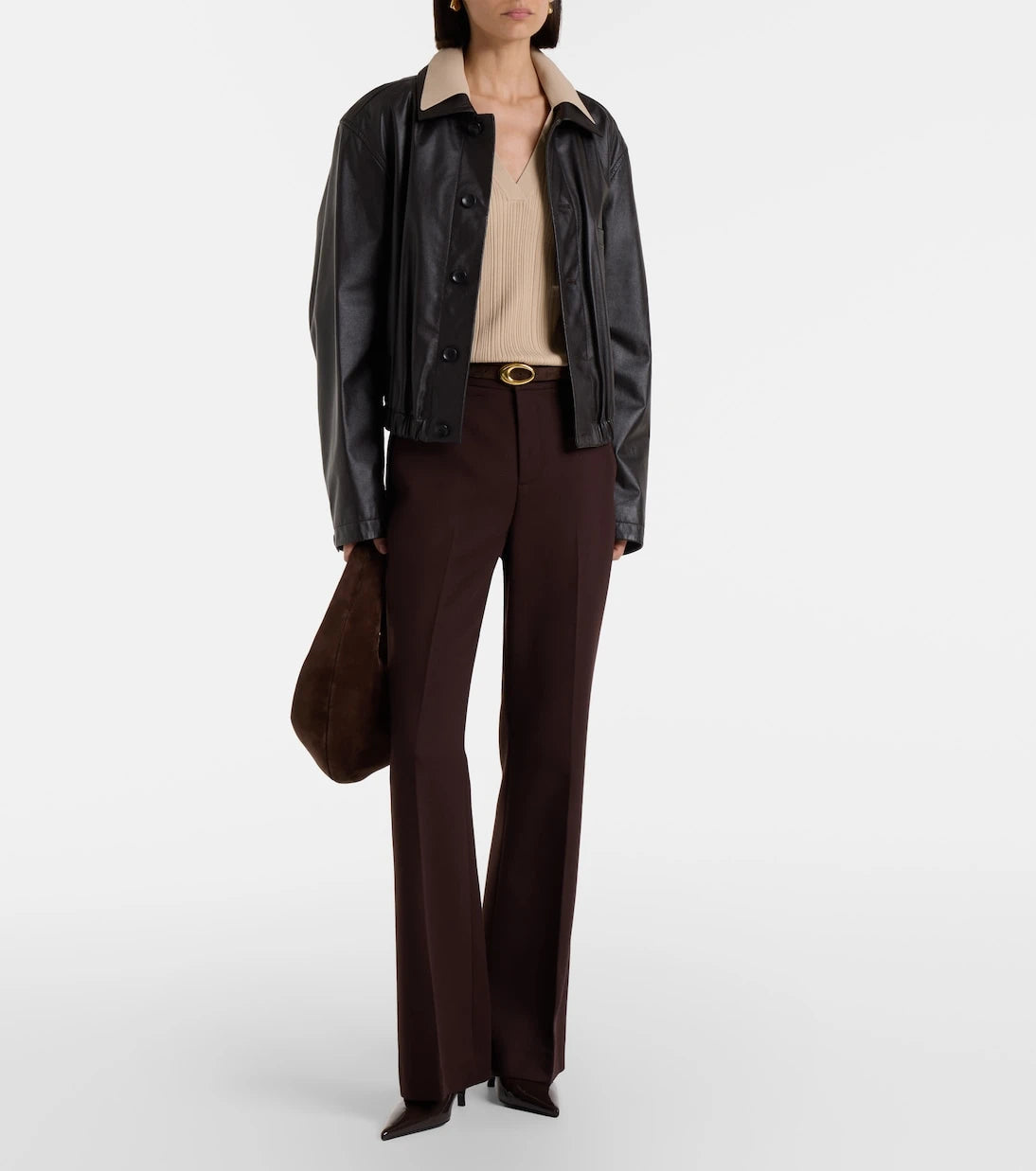 Joseph - Chelia ribbed-knit polo sweater