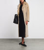 Arma Beige Shearling-Leather Reversible RIEN coat