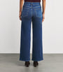 Blue Le Slim Palazzo Wide-Leg Jeans