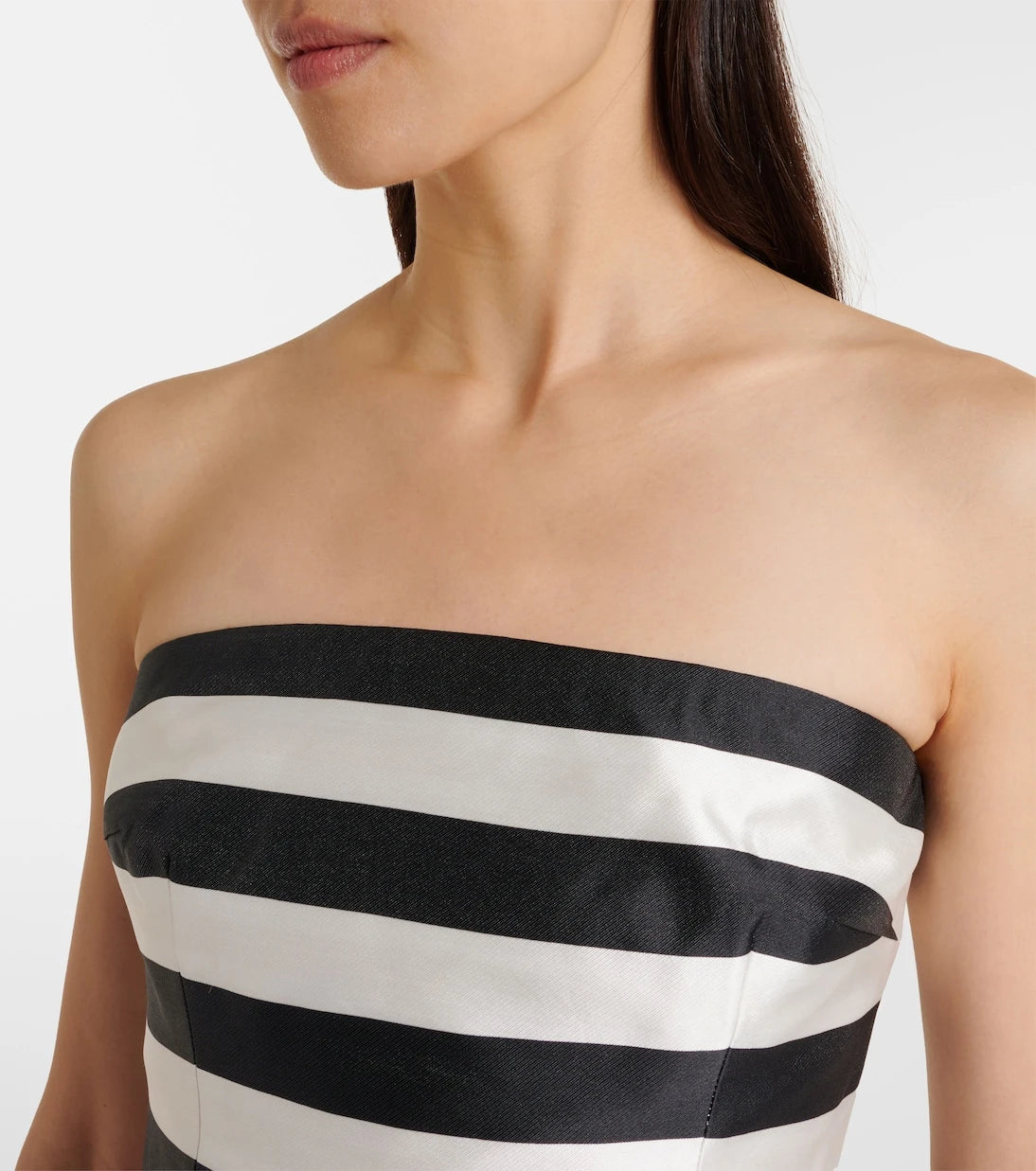 Rebecca Vallance - Irene striped strapless minidress
