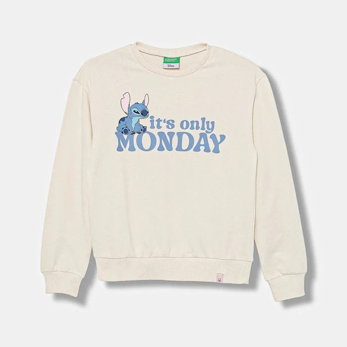 United Colors of Benetton Çocuk Pamuklu Sweatshirt