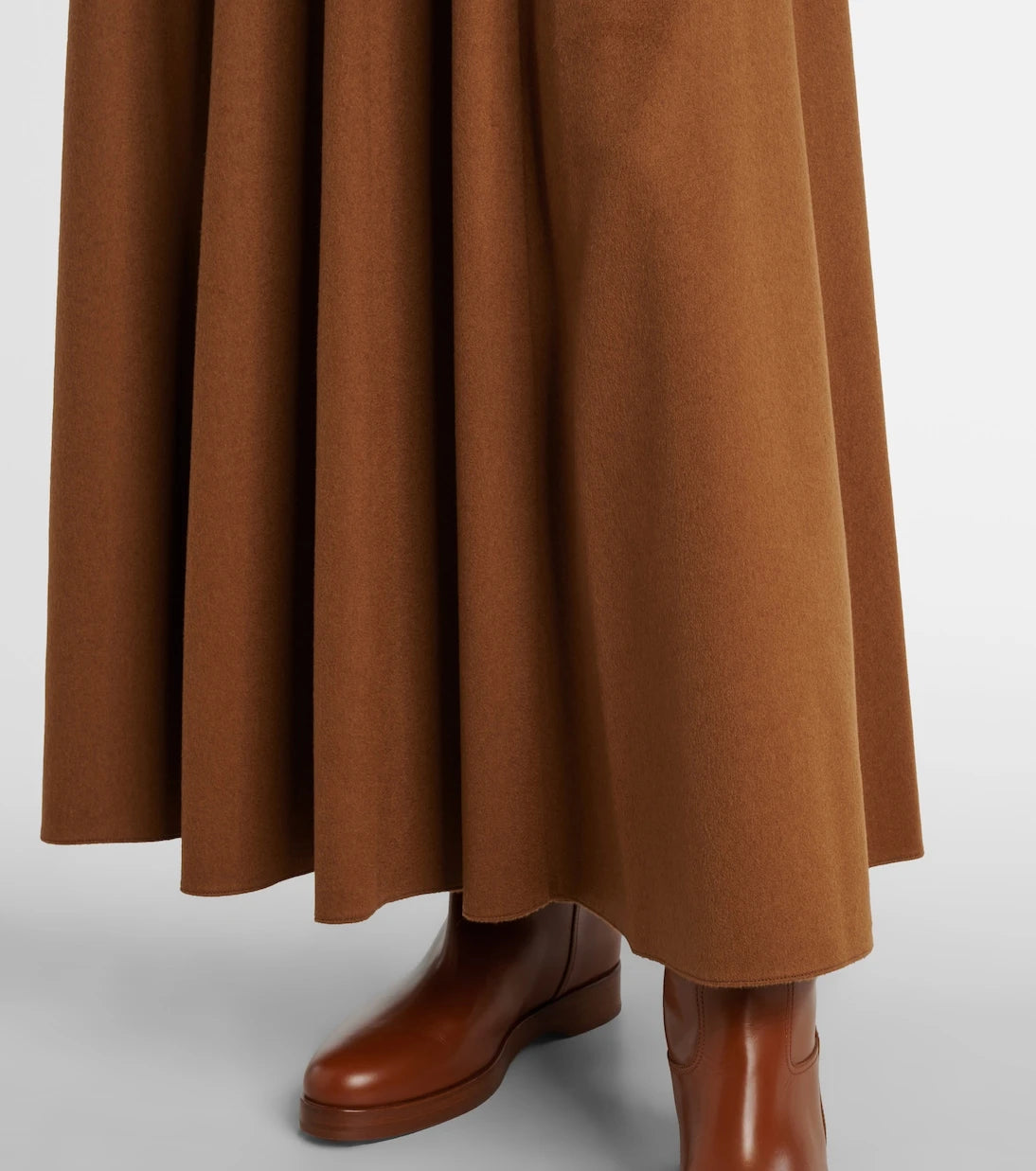 Max Mara - Camel hair maxi skirt
