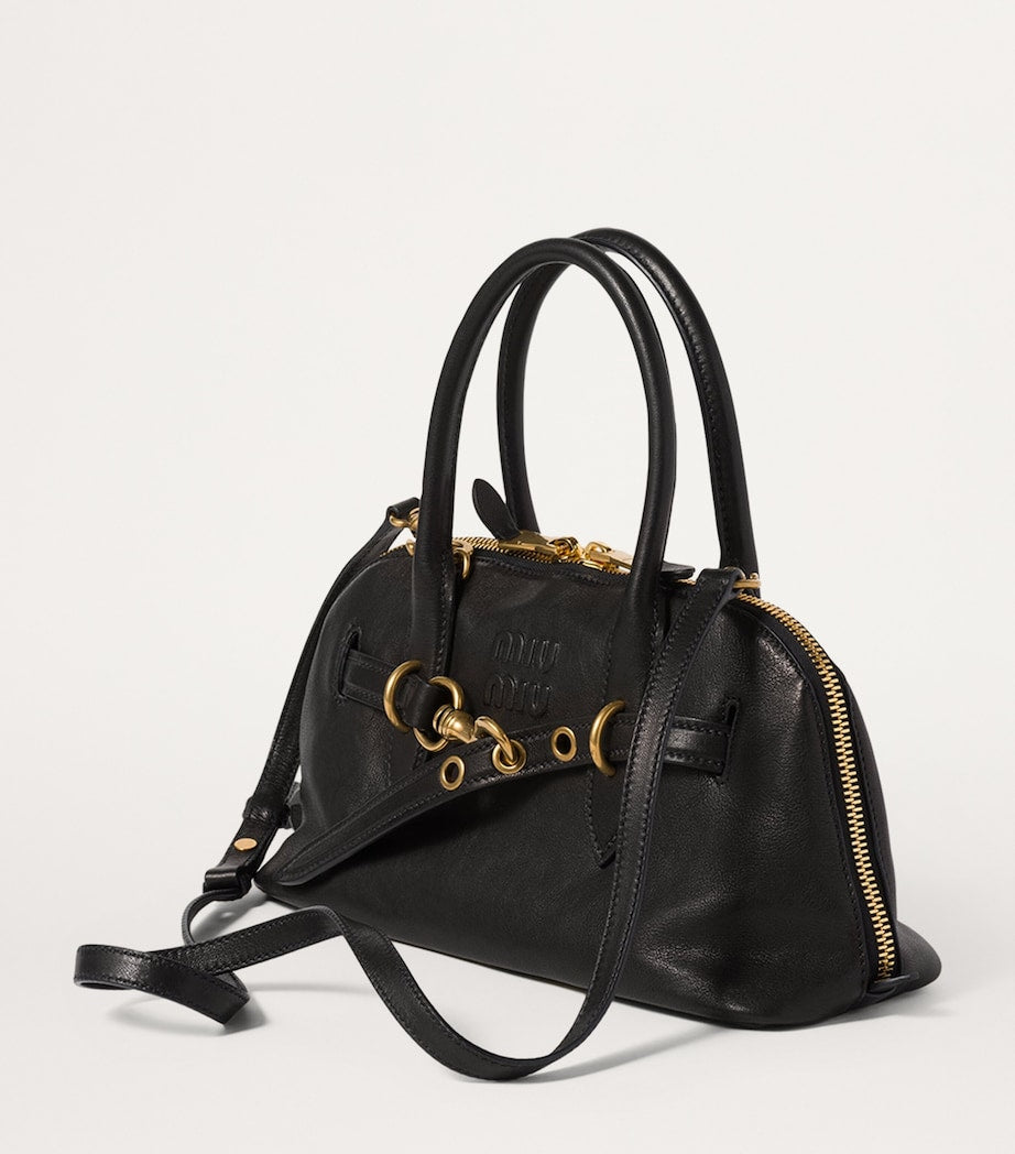Black Aventure Top-Handle Bag