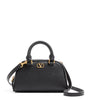 Mini Grained Leather VLogo Signature Top-Handle Bag