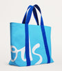 Large Cotton Logo Tote Bag BRIGHT BLUE