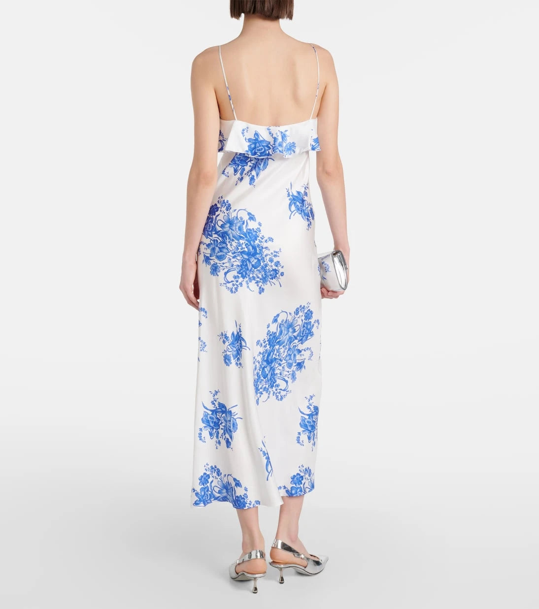 Rodarte - Floral silk slip dress