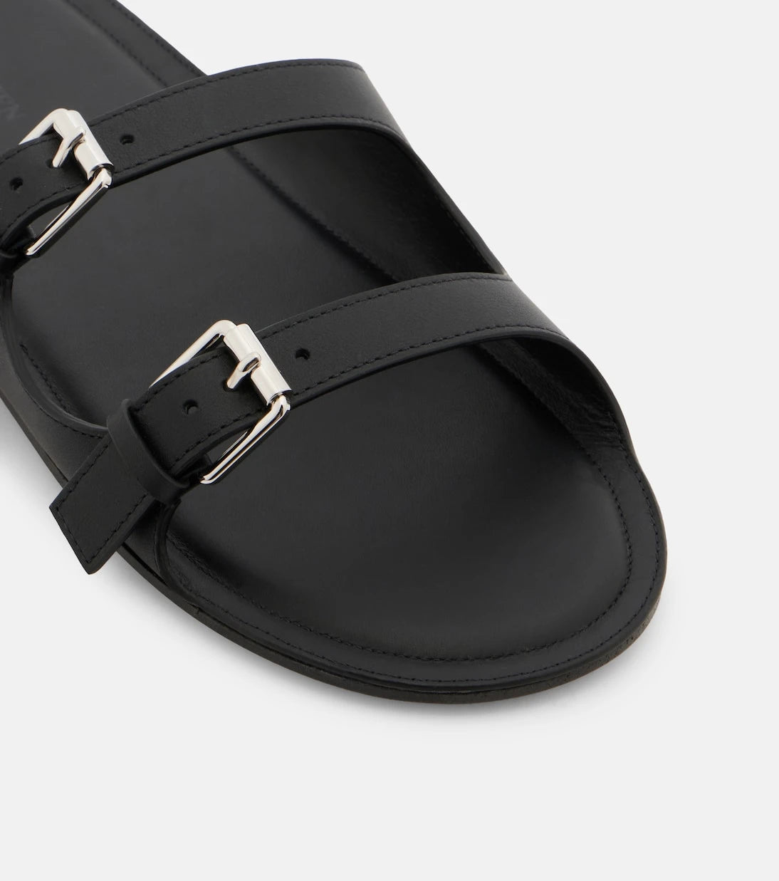 Christen - Double Belt leather sandals